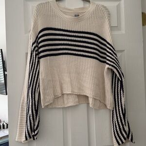 Striped Knit Sweater